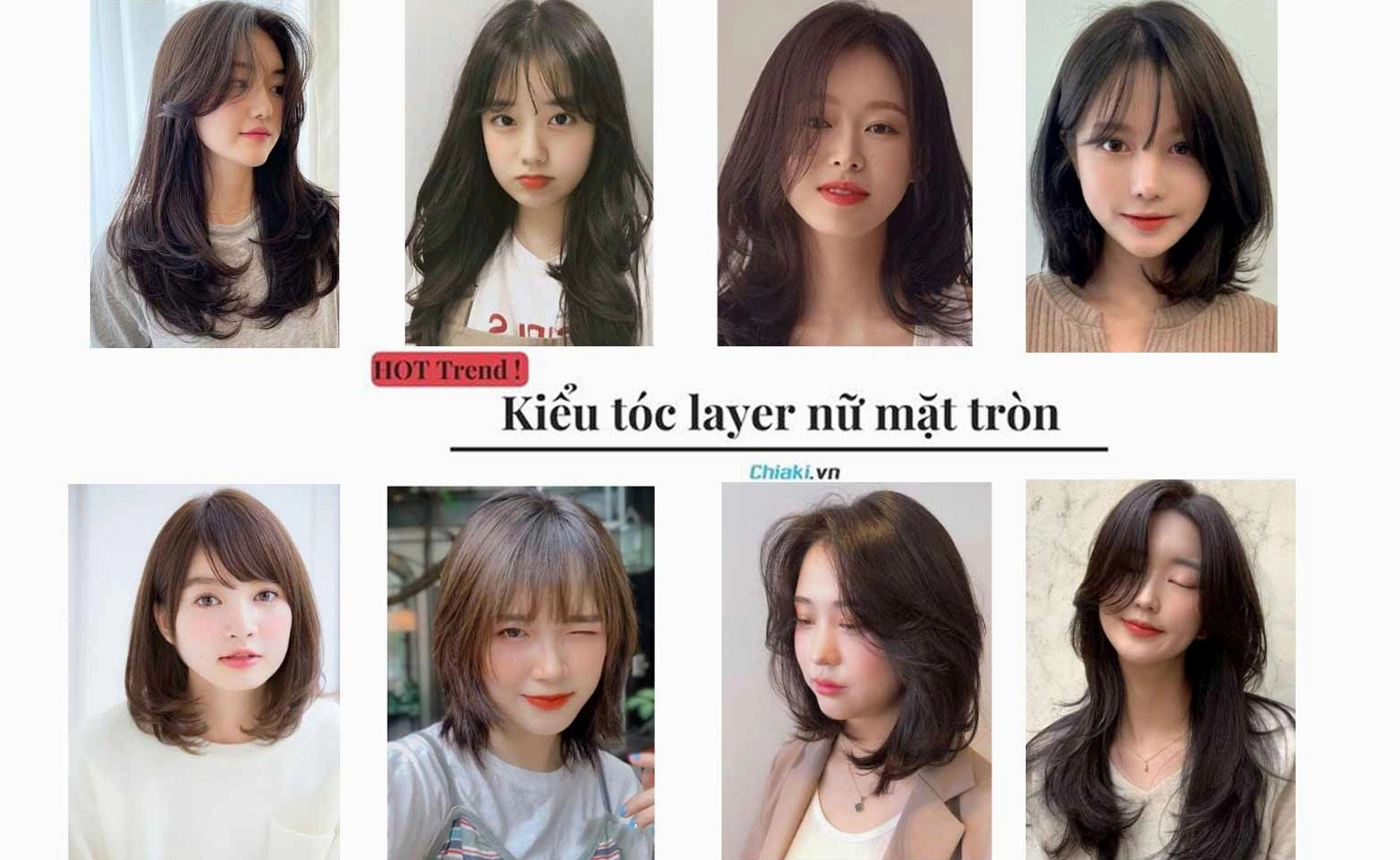 Bí quyết chọn kiểu tóc cho U40 mặt tròn thêm trẻ trung, thanh lịch