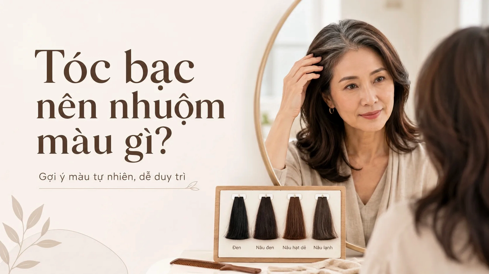 Bí quyết nhuộm tóc bạc tại nhà hiệu quả và an toàn