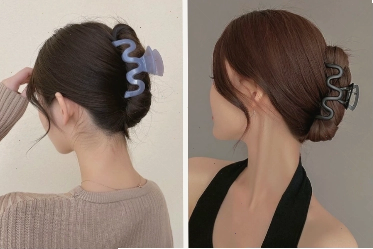 Búi tóc thấp cô dâu đơn giản, nhanh chóng