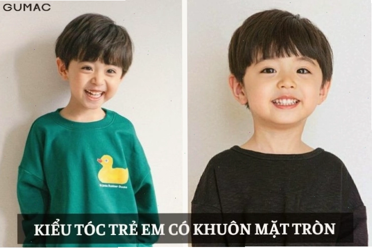 Các kiểu tóc nam đẹp cho bé trai mặt vuông, tóc layer và tóc side part