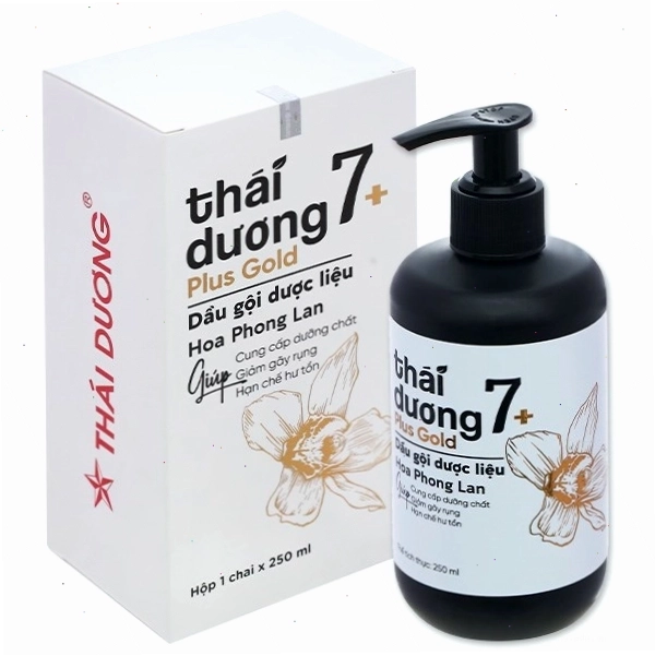 Dầu Gội Dược Liệu Thái Dương 7 Plus hỗ trợ phục hồi tóc