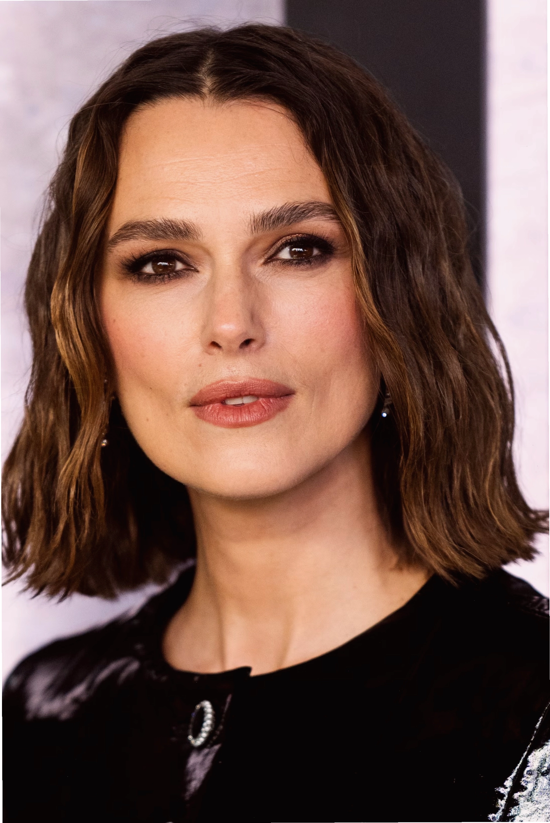Keira Knightley với mái tóc bob ngang vai