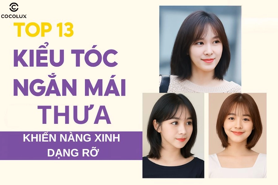 Khám phá 15+ Kiểu Tóc Ngắn Ngang Vai Có Mái Đẹp Nhất 2026