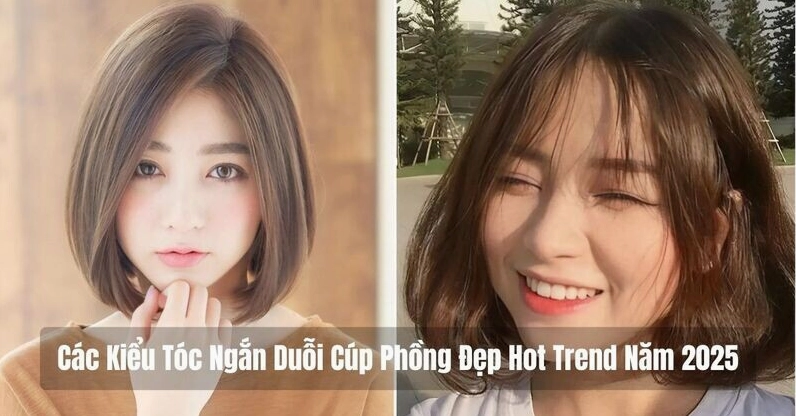 Khám phá các kiểu tóc ngắn duỗi cúp phồng đẹp trẻ hóa diện mạo 2026