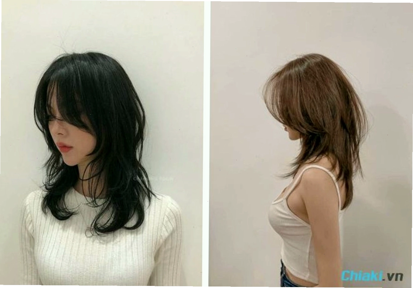 Kiểu tóc bob mullet layer cho mặt tròn