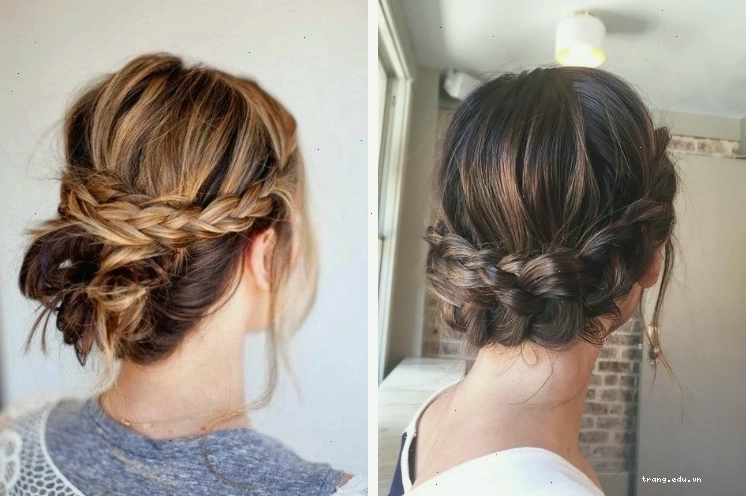 Kiểu tóc búi thấp cô dâu tết bình dị, độc đáo