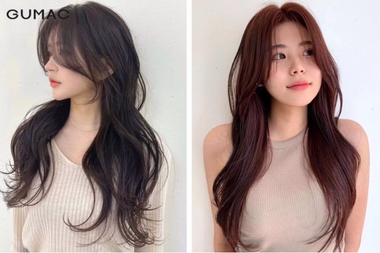 Kiểu tóc đi đám cưới cho mặt tròn với tóc xoăn sóng xõa lơi quyến rũ
