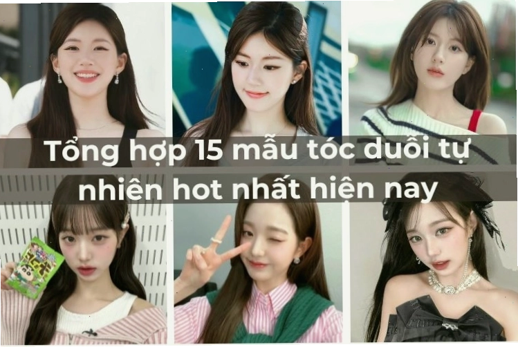 Kiểu tóc duỗi thẳng đẹp, mang lại vẻ ngoài tinh tế
