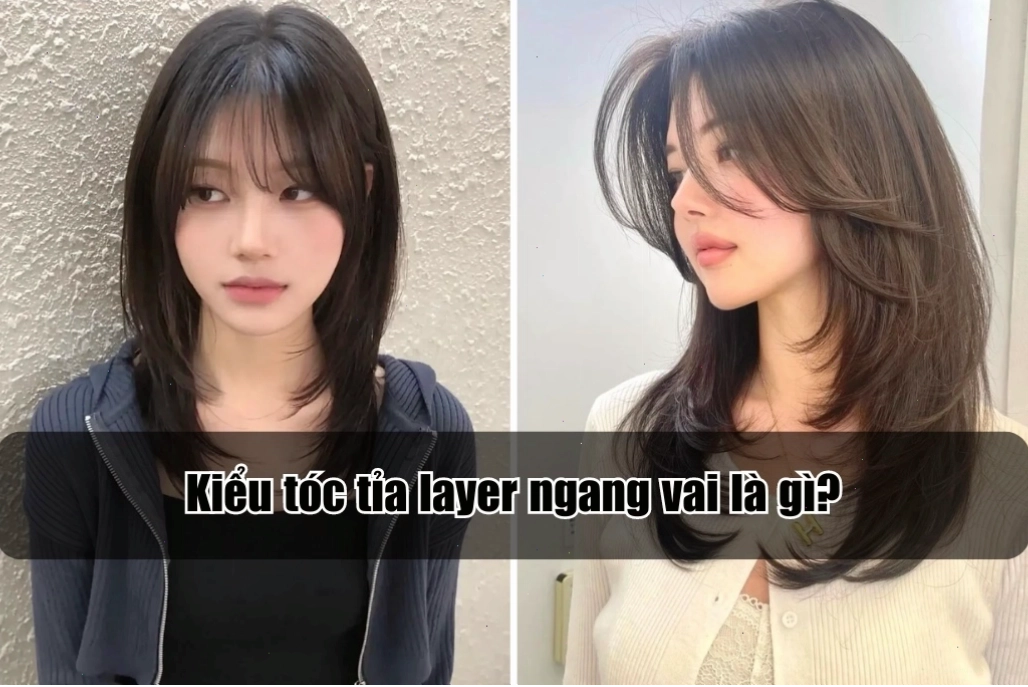 Kiểu tóc layer ngắn ngang vai là gì