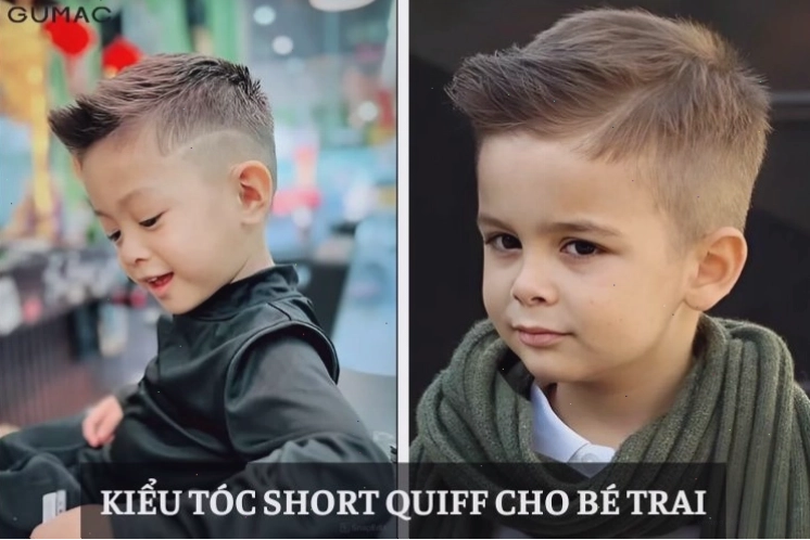 Kiểu tóc nam đẹp Short Quiff cho bé trai năng động