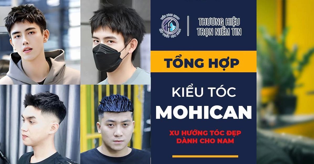 Kiểu tóc nam Mohican chéo: Hướng dẫn tạo mẫu tóc nam tính và thời thượng 2026