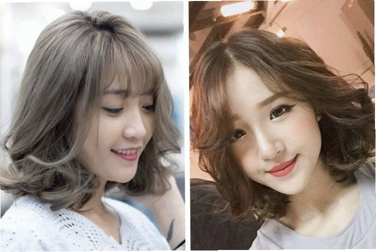 Kiểu tóc ngắn nữ uốn đuôi nhẹ nhàng, thanh lịch