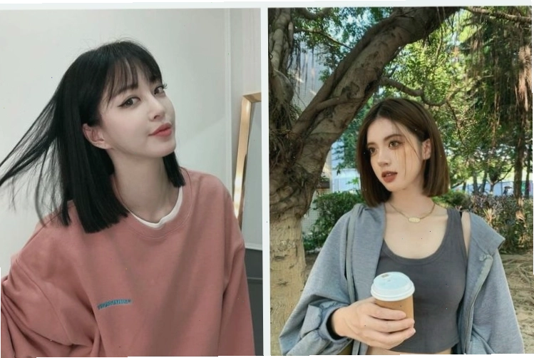 Kiểu tóc thẳng ngắn tự nhiên thanh lịch