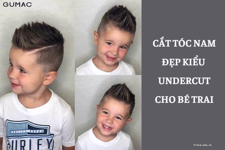 Kiểu tóc Undercut sành điệu cho bé trai