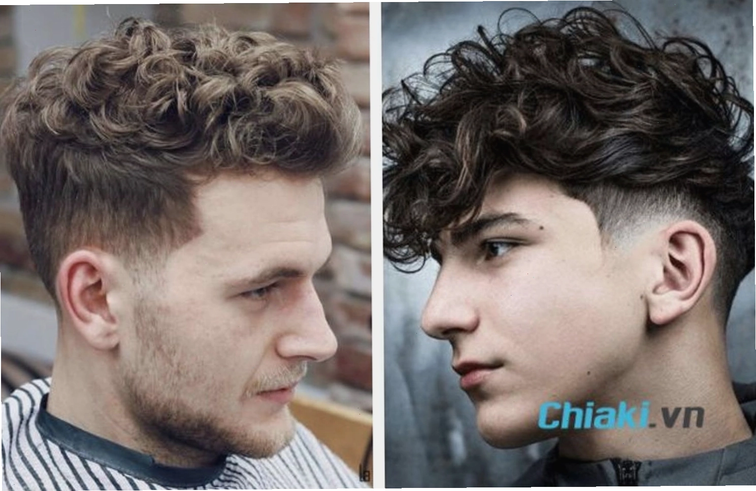 Kiểu tóc Undercut uốn xoăn cá tính