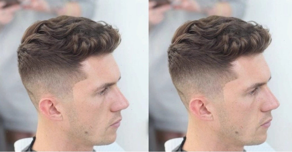 Kiểu tóc undercut uốn xoăn nam với phần mái phồng bồng bềnh