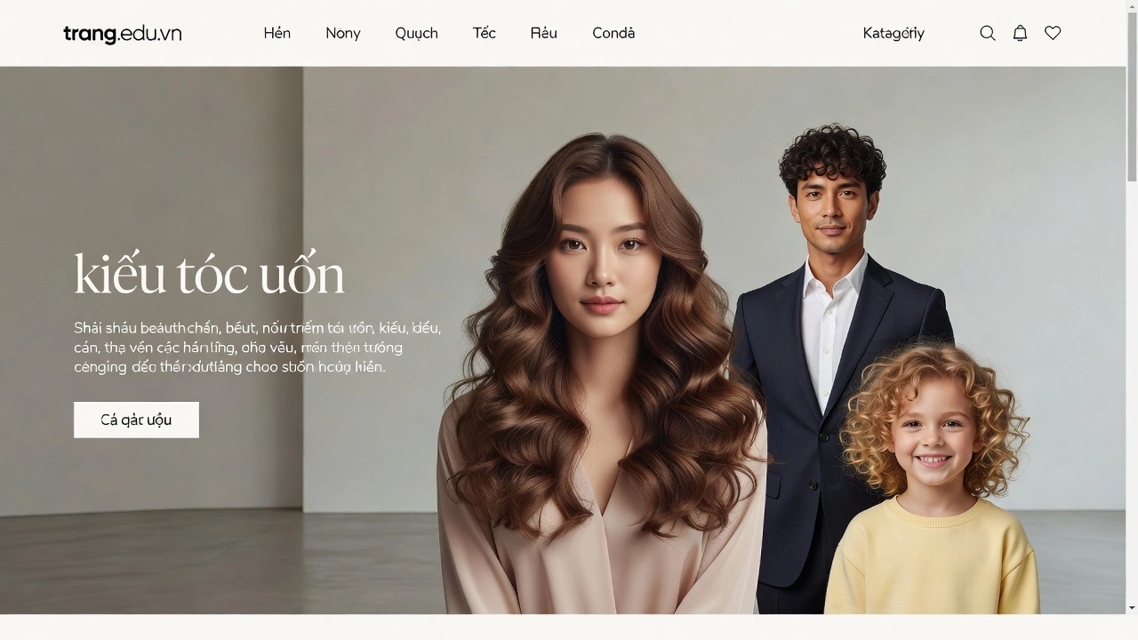 Kiểu Tóc Uốn