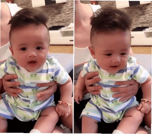 Kiểu tóc uốn xoăn nhẹ nhàng cho bé trai