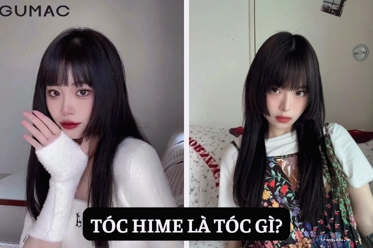 Mô tả tóc hime là gì và các dáng mặt phù hợp