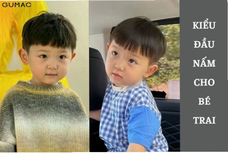 Những mẫu tóc bé trai ngầu phổ biến như đầu nấm và tóc vuốt dựng