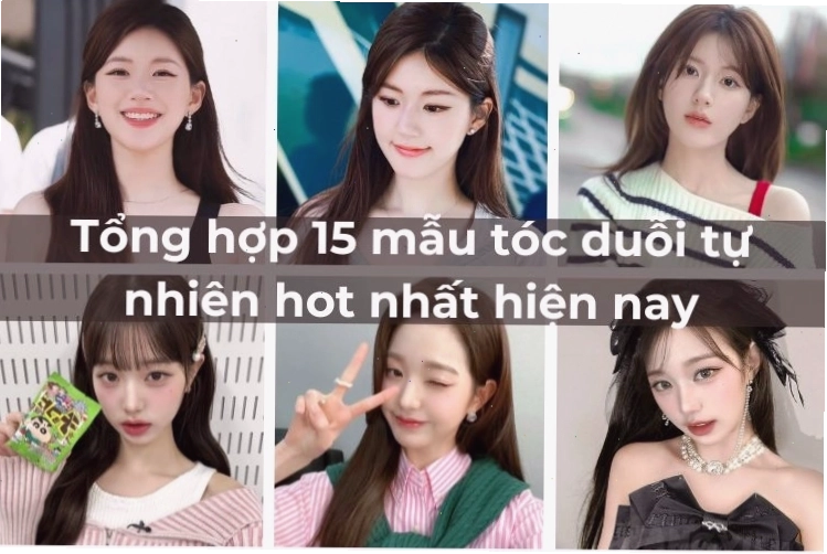 Những mẫu tóc duỗi tự nhiên hot nhất