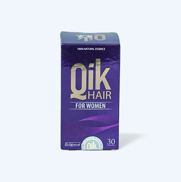 Qik Hair Cho Nữ: Bí quyết sở hữu mái tóc dày mượt, giảm rụng hiệu quả 2026