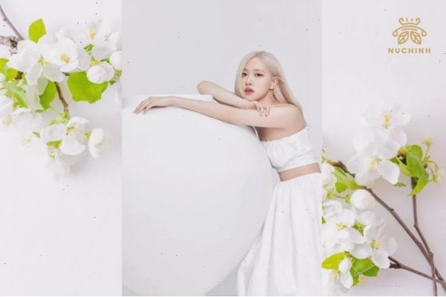 Rosé với mái tóc vàng bạch kim, thể hiện sự nổi bật và cá tính