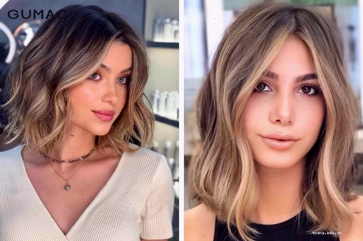Tóc 2 tầng nữ nhuộm ombre độc đáo