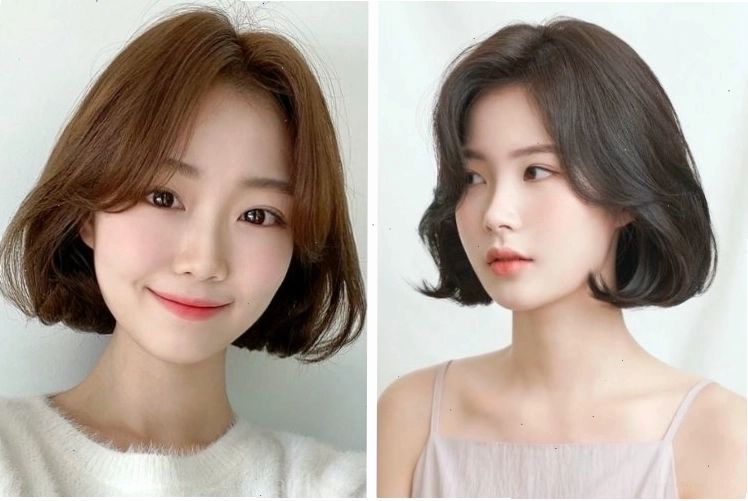 Tóc bob ngắn cho mặt tròn
