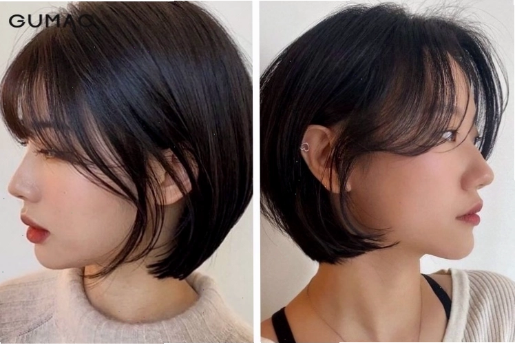 Tóc bob ngắn uốn cụp đuôi tạo vẻ ngoài dịu dàng và thanh lịch