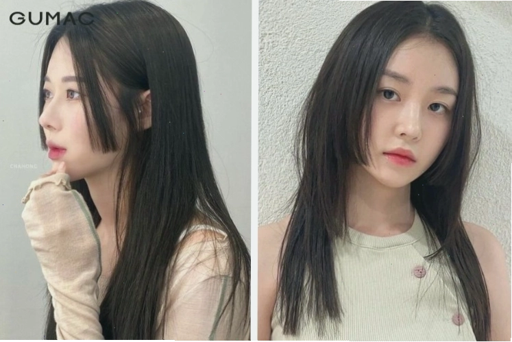 Tóc Hime cho mặt dài nữ tính
