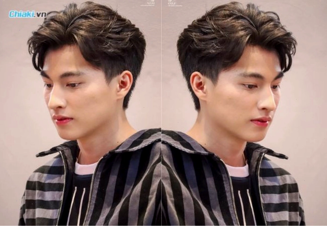 Tóc layer uốn ruffled mullet đầy cá tính và phá cách.