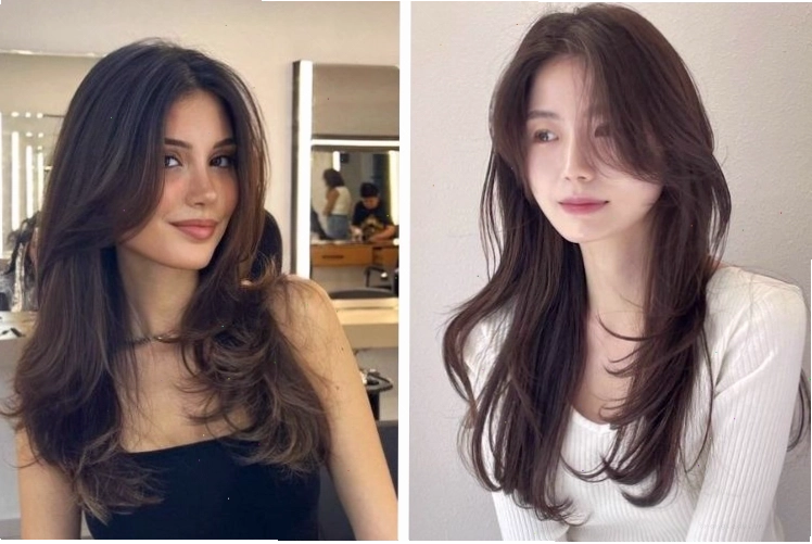 Tóc mái bay cho mặt tròn thêm phần thon gọn và thanh thoát