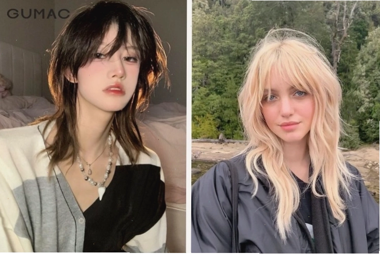 Tóc mullet cho nữ dài đẹp và quyến rũ