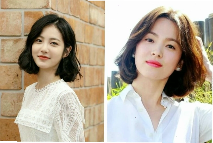 Tóc ngang vai uốn cụp đuôi mái chữ S