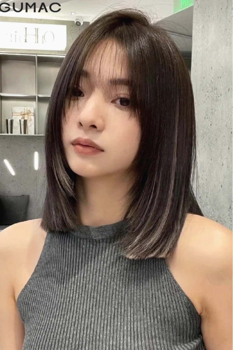 Tóc nhuộm highlight sợi nhỏ tạo hiệu ứng tự nhiên và tinh tế