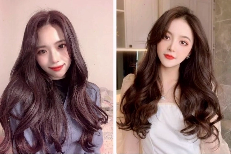 Tóc nữ Hàn Quốc xoăn sóng nước mềm mại và quyến rũ