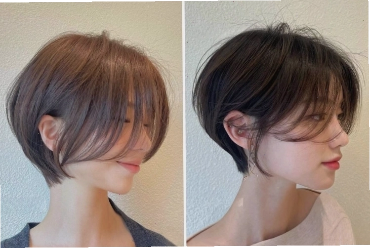 Tóc tém Hàn Quốc nữ tính