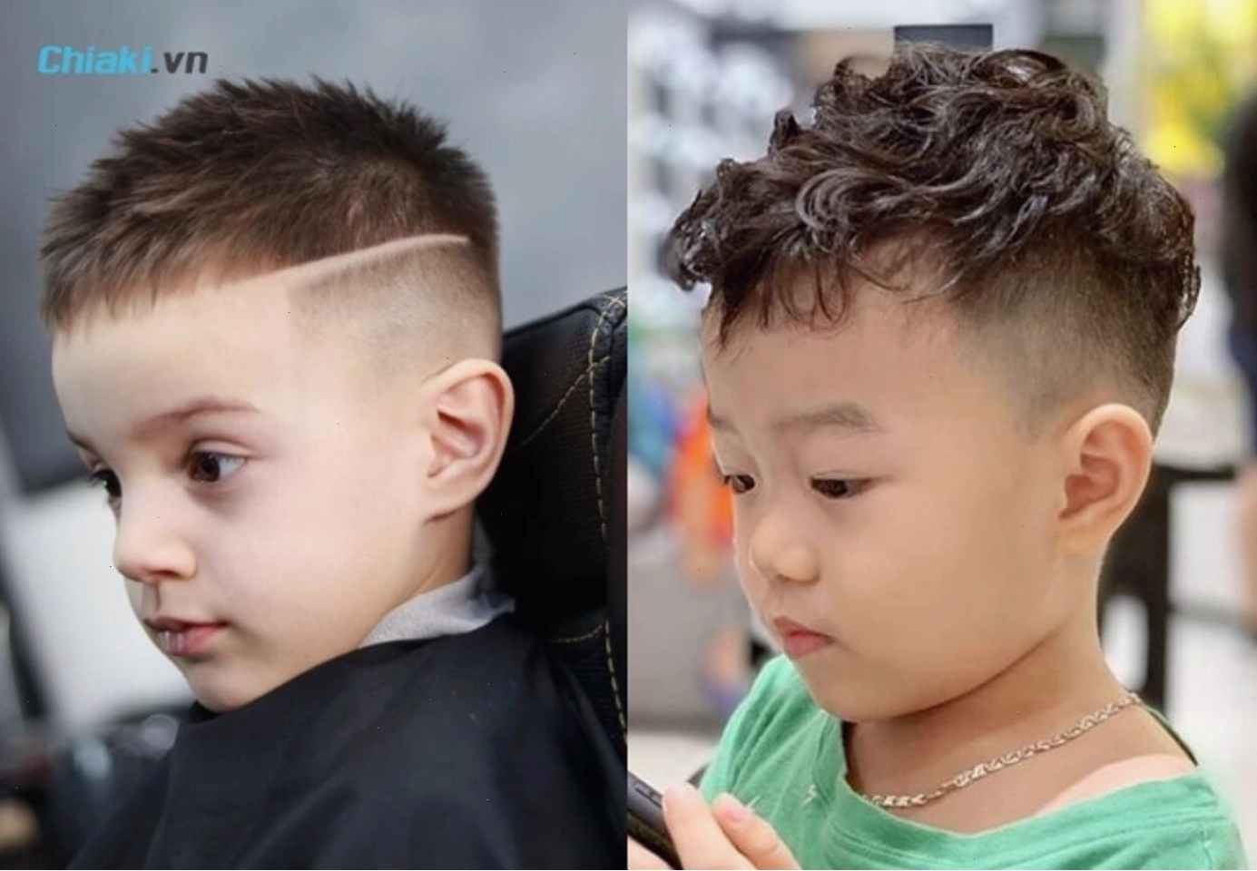 Tóc trẻ em nam đẹp Mohican