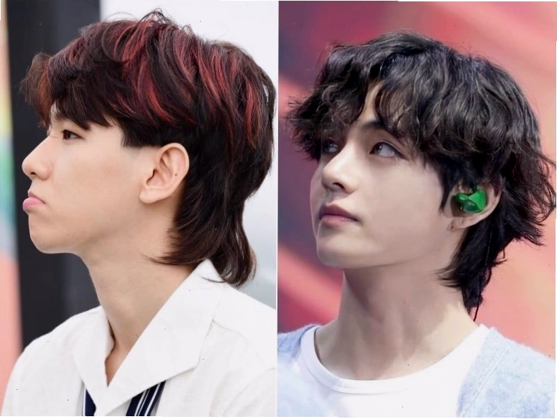 Tóc Two Block mullet với phần xoăn ấn tượng