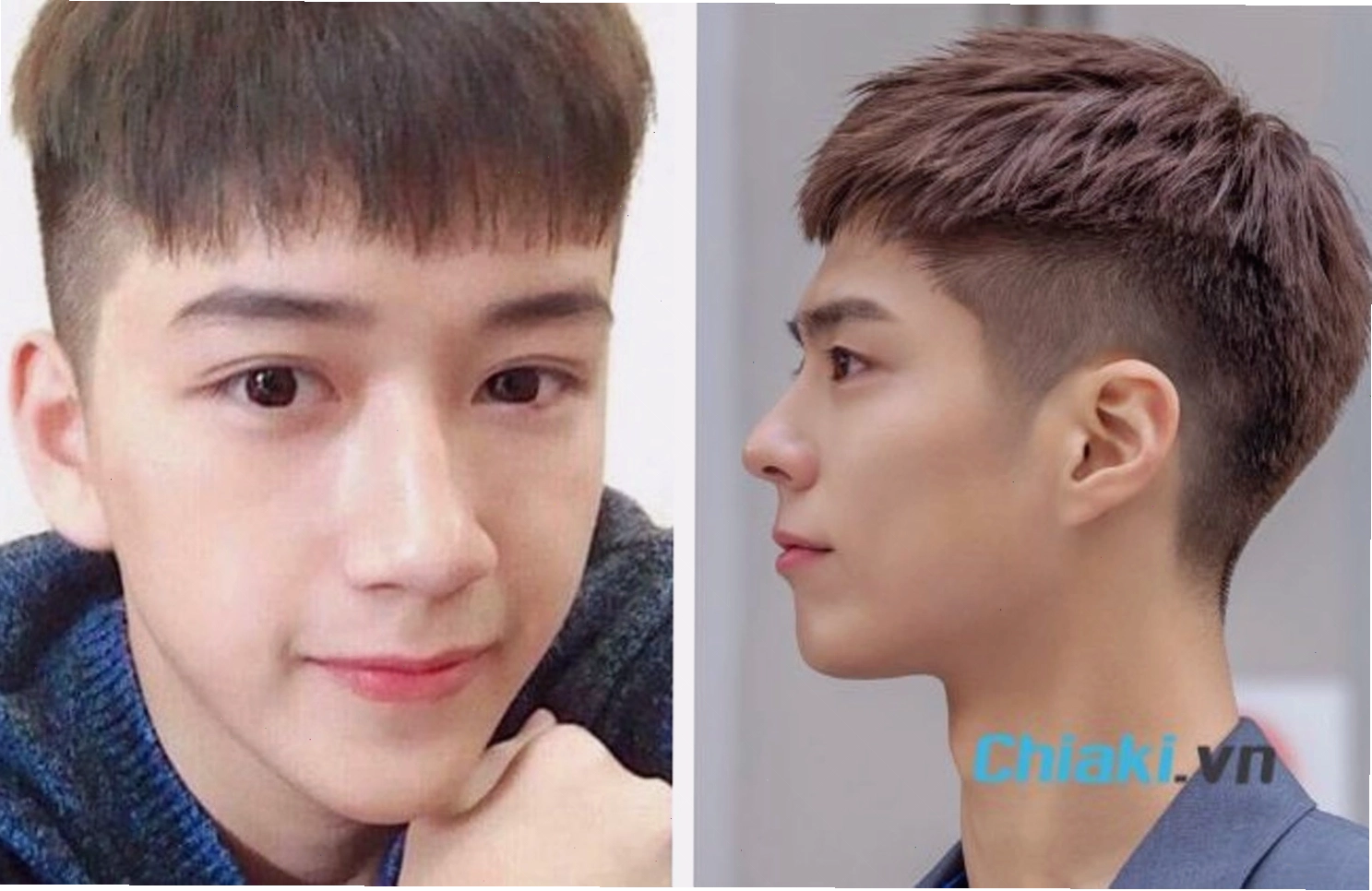 Tóc Undercut không vuốt tự nhiên