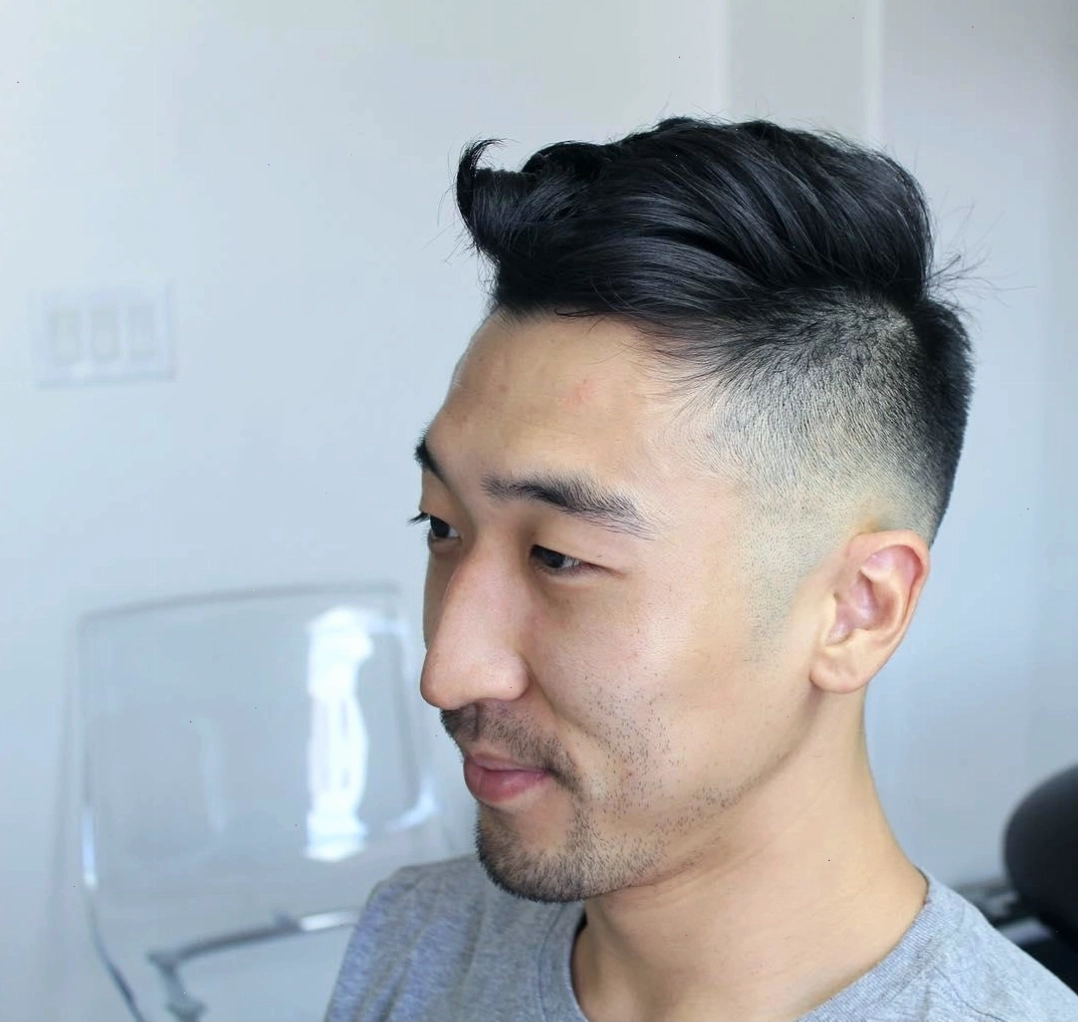Tóc undercut ngắn cho nam hói ít fade