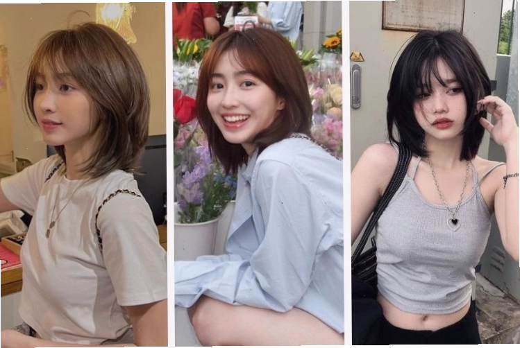 Tóc uốn phồng ngang vai tạo độ bồng bềnh quyến rũ