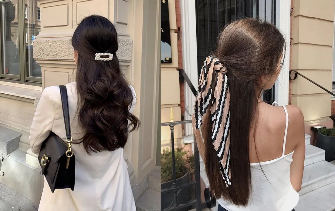 Top 7 Kiểu Tóc Buộc Nửa Đầu Xinh Xắn Cho Mặt To Thêm Thon Gọn
