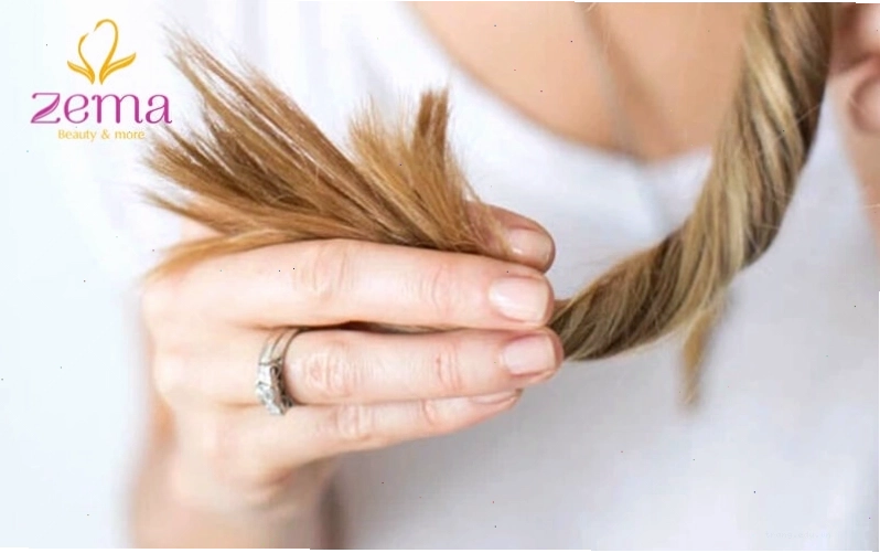 Tránh sử dụng nhiệt lên mái tóc cháy hư tổn